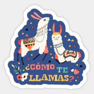 Llamas Sticker